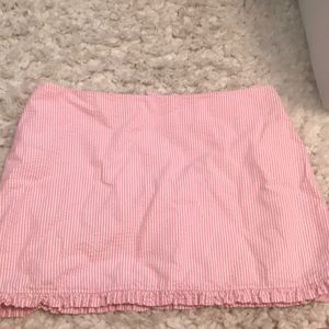 Lilly Pulitzer size 6 pink seersucker skirt
